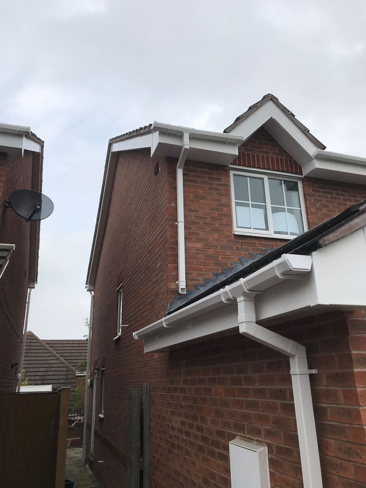 Completed roof Stafford